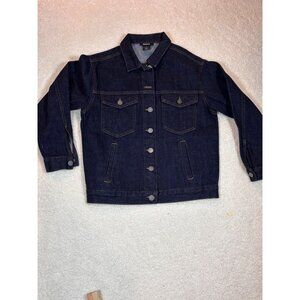 DKNY‎ Denim Jacket Mens xs Blue Button-Front